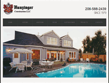 Tablet Screenshot of hunzingerconstruction.com